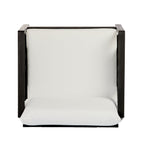 Khali Outdoor Club Chair with Acacia Wood Frame