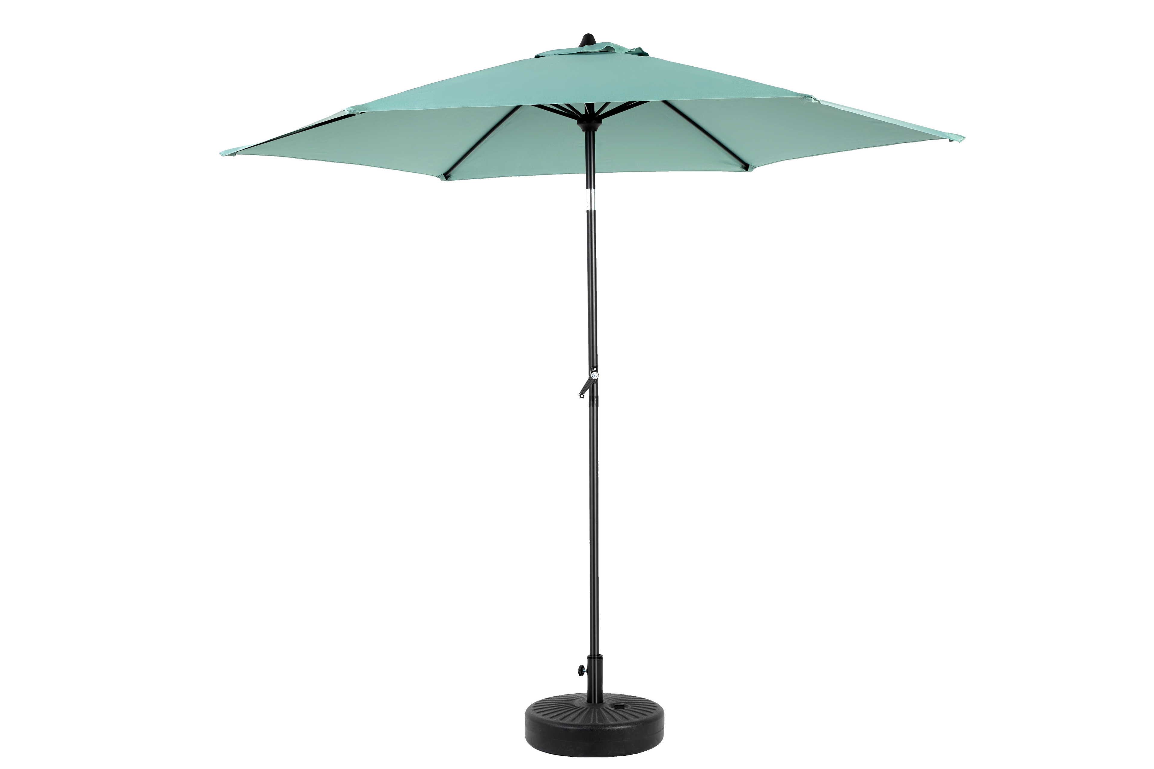 9' Outdoor Patio Umbrella Outdoor Table Umbrella with Push Button Tilt and Crank, Base Not Included