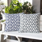 Crystal Burst Outdoor Pillow
