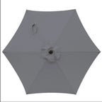 7.5 Feet Market Umbrella with Crank Lift & Tilt, Base Not Included