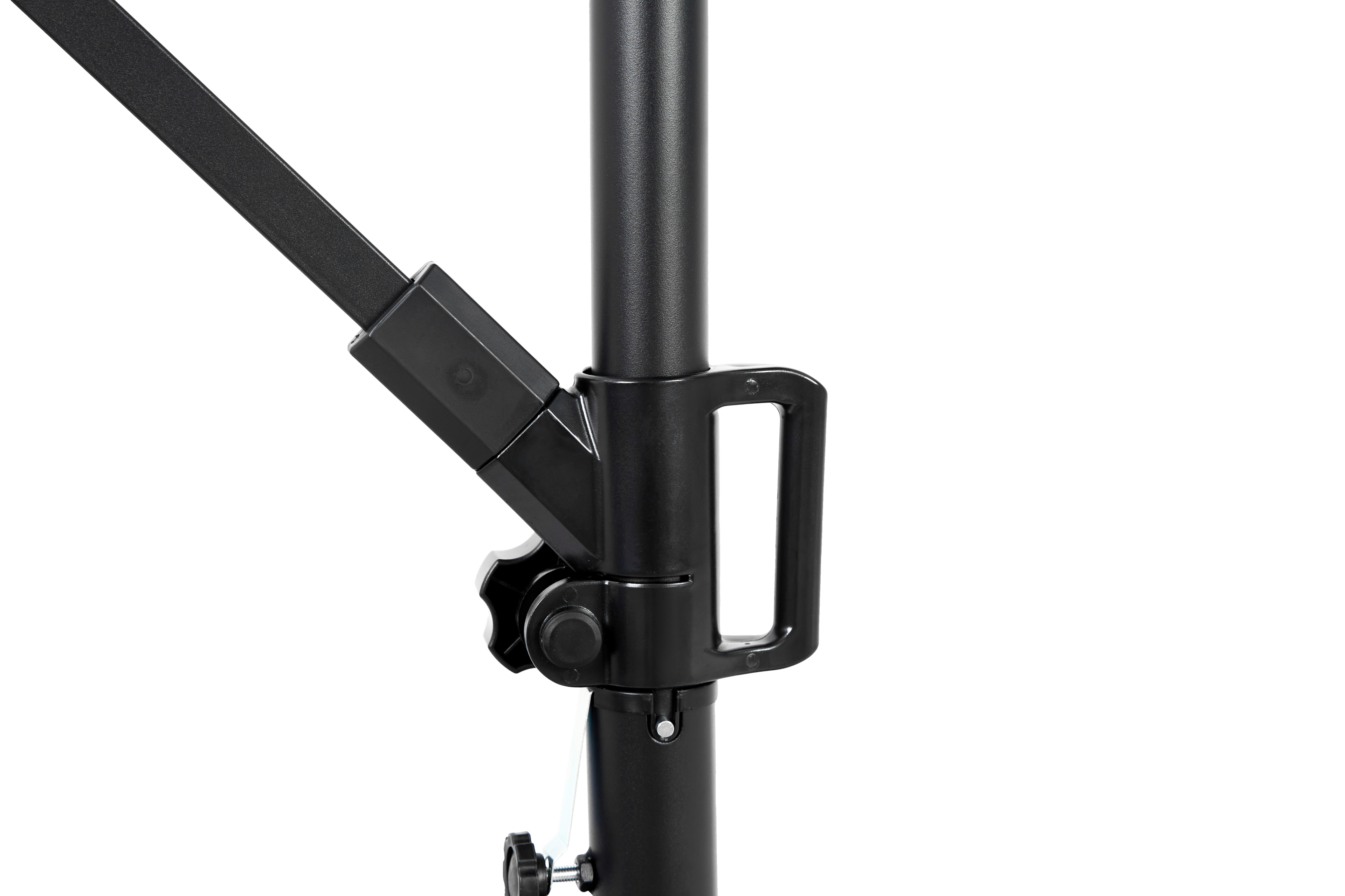 10' Offset Hanging Market Patio Umbrella w/Easy Tilt Adjustment, Base Not Included