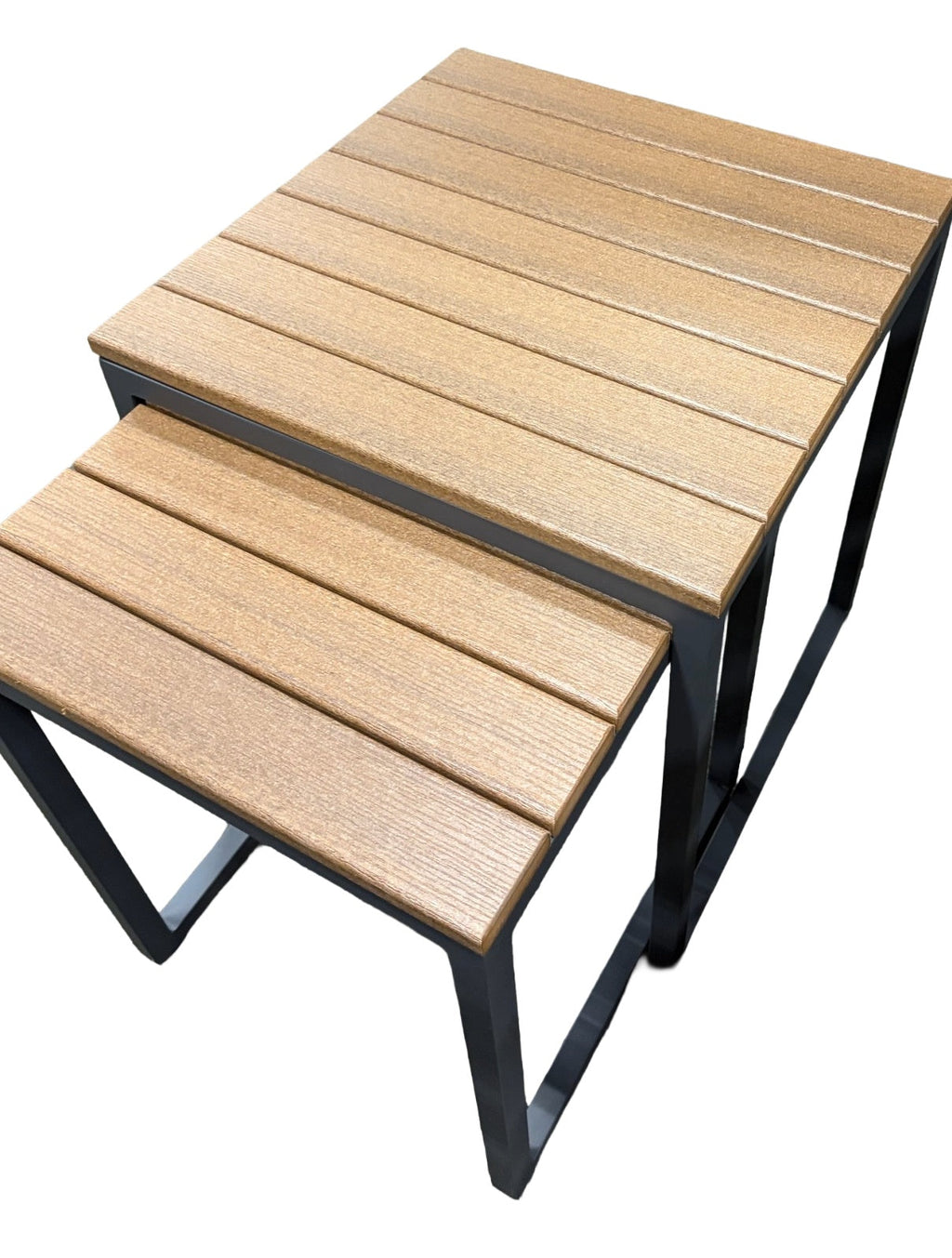 Clayton Slat Nesting End Tables