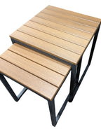 Clayton Slat Nesting End Tables