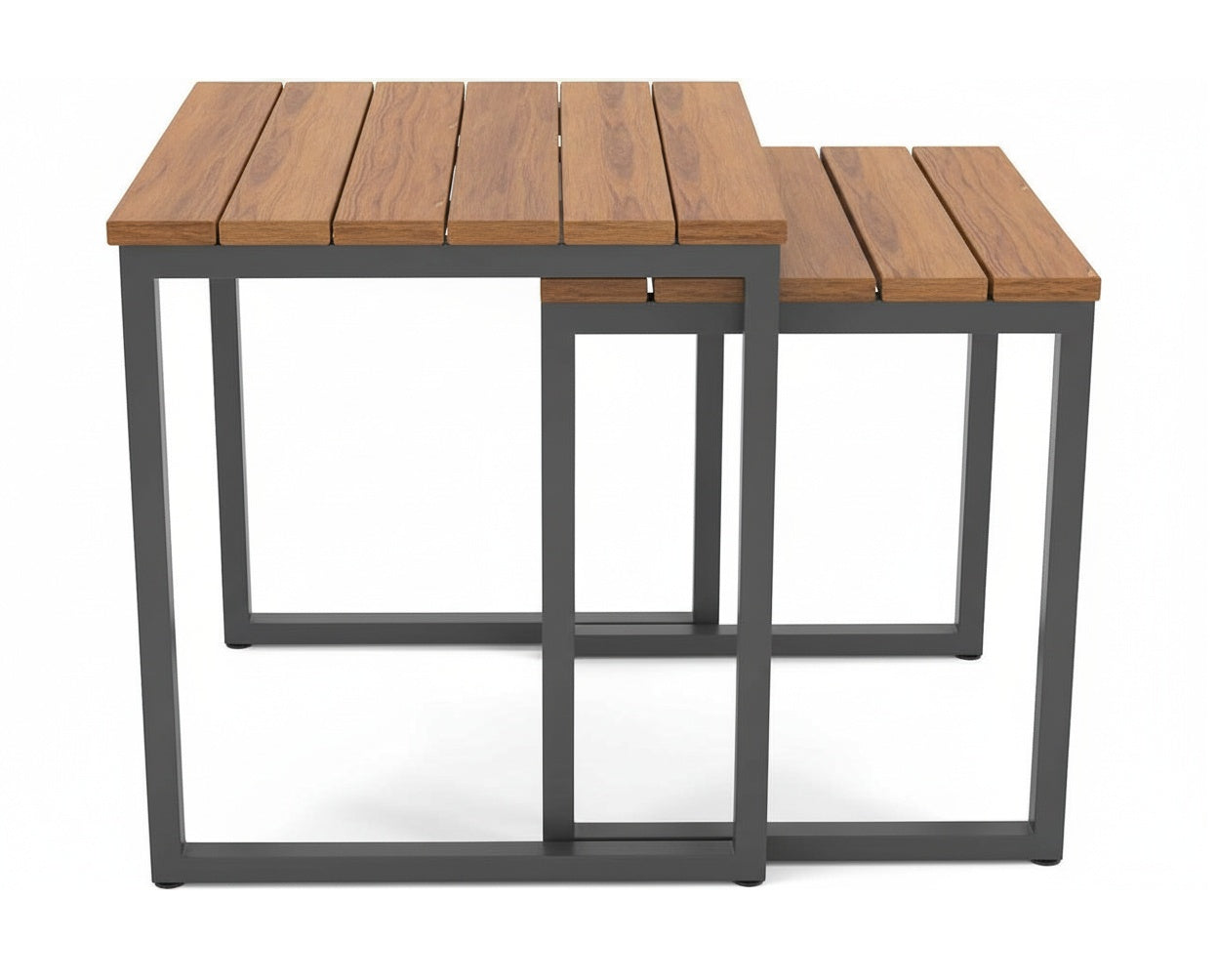 Clayton Slat Nesting End Tables