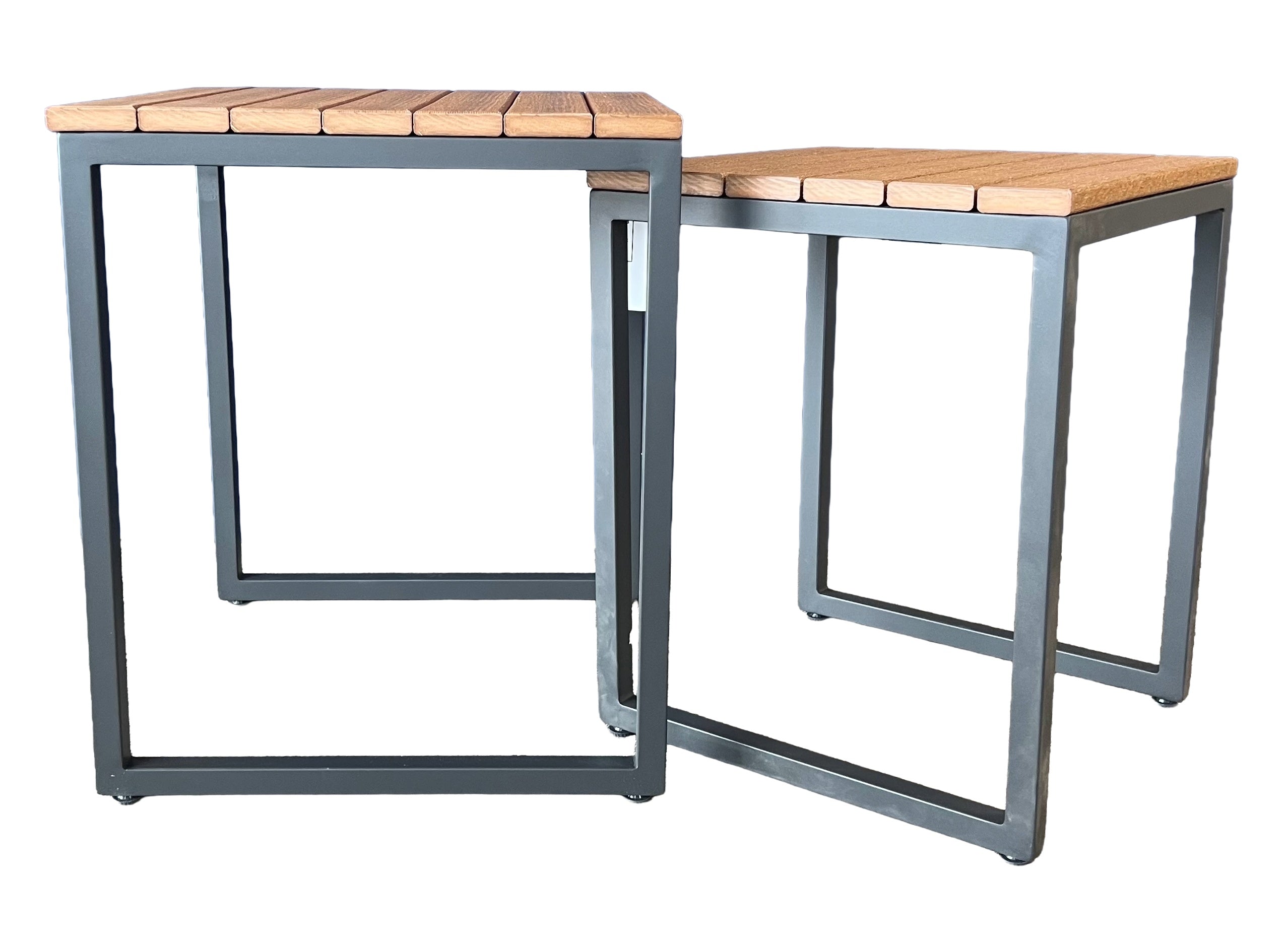 Clayton Slat Nesting End Tables