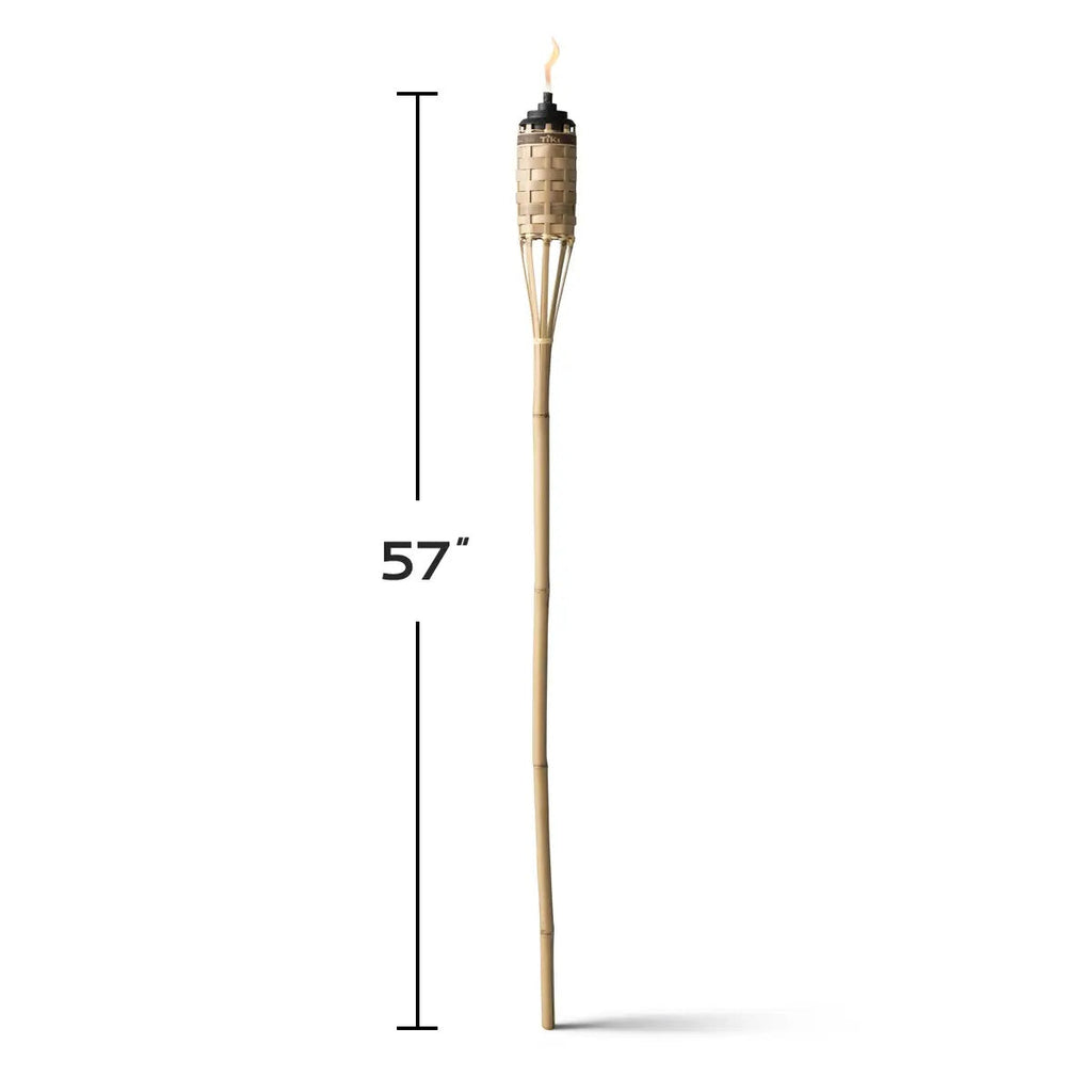 TIKI® Weather-Resistant Coated Bamboo Tiki Torch