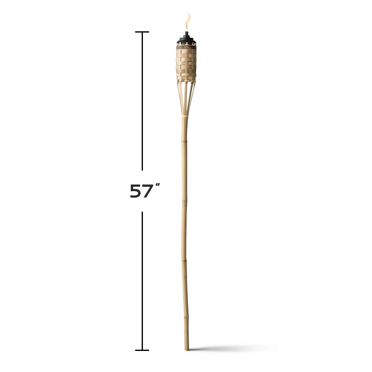 TIKI® Weather-Resistant Coated Bamboo Tiki Torch