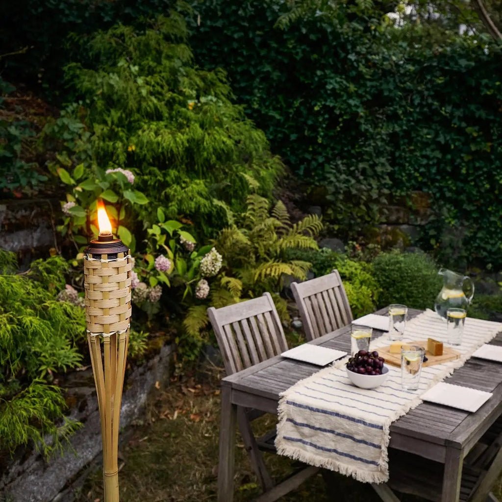 TIKI® Weather-Resistant Coated Bamboo Tiki Torch
