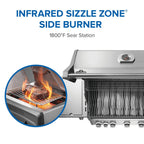 Napoleon Rogue® PRO 625 Natural Gas Grill with Infrared Side Burner