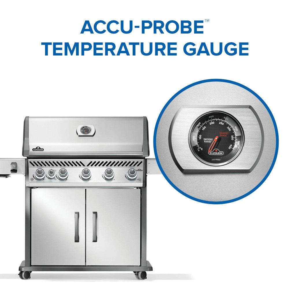 Napoleon Rogue® PRO 625 Natural Gas Grill with Infrared Side Burner