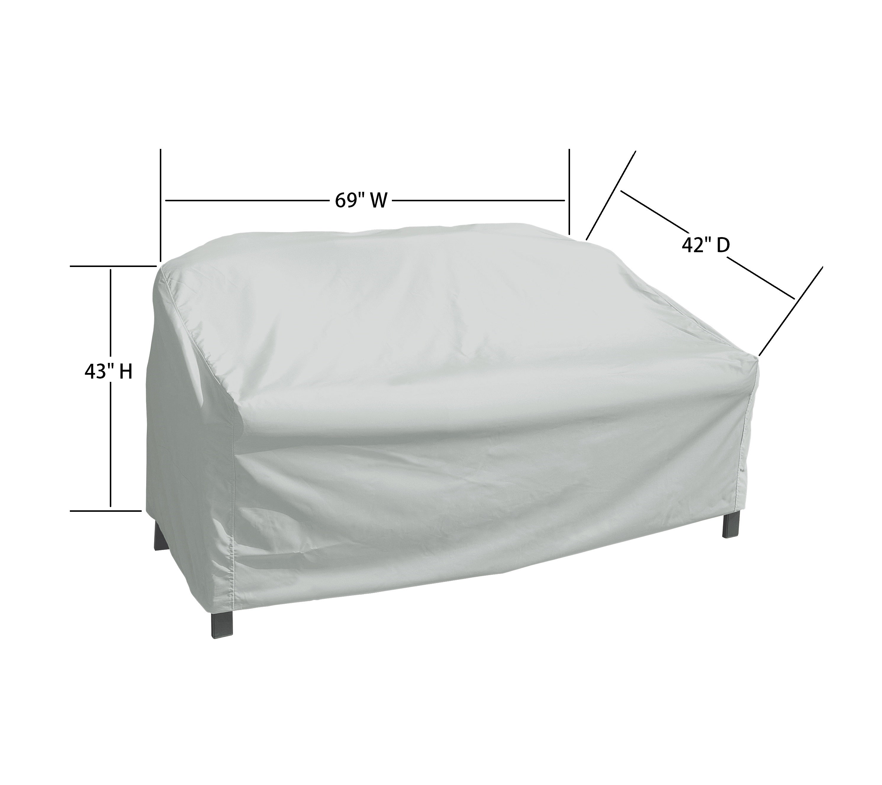 X-Large Loveseat Modular Outdoor Furniture Cover