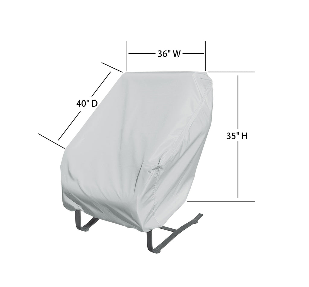 Modular Outdoor Furniture Cover for a Large Lounge Chair