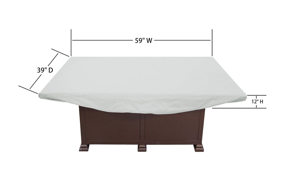 Modular Outdoor Furniture Cover for X-Large Rectangular Fire Pit/Table/Ottoman