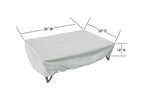 Modular Outdoor Furniture Cover for Medium Rectangular Fire Pit/Table/Ottoman