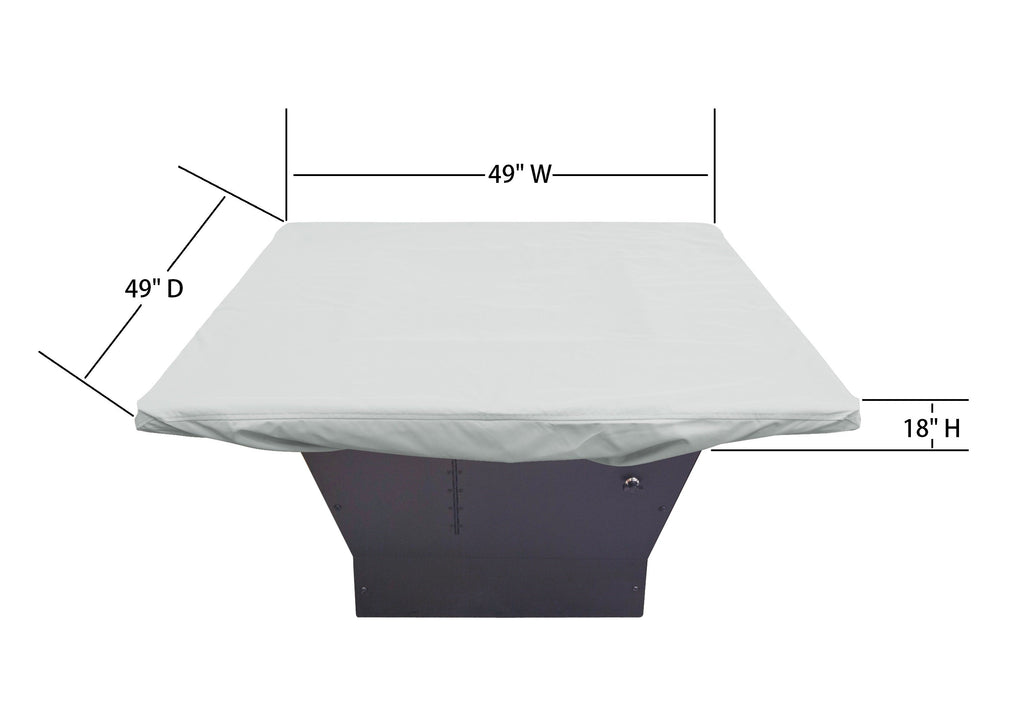Modular Outdoor Furniture Cover for 42"-48" Square Fire Pit/Table/Ottoman