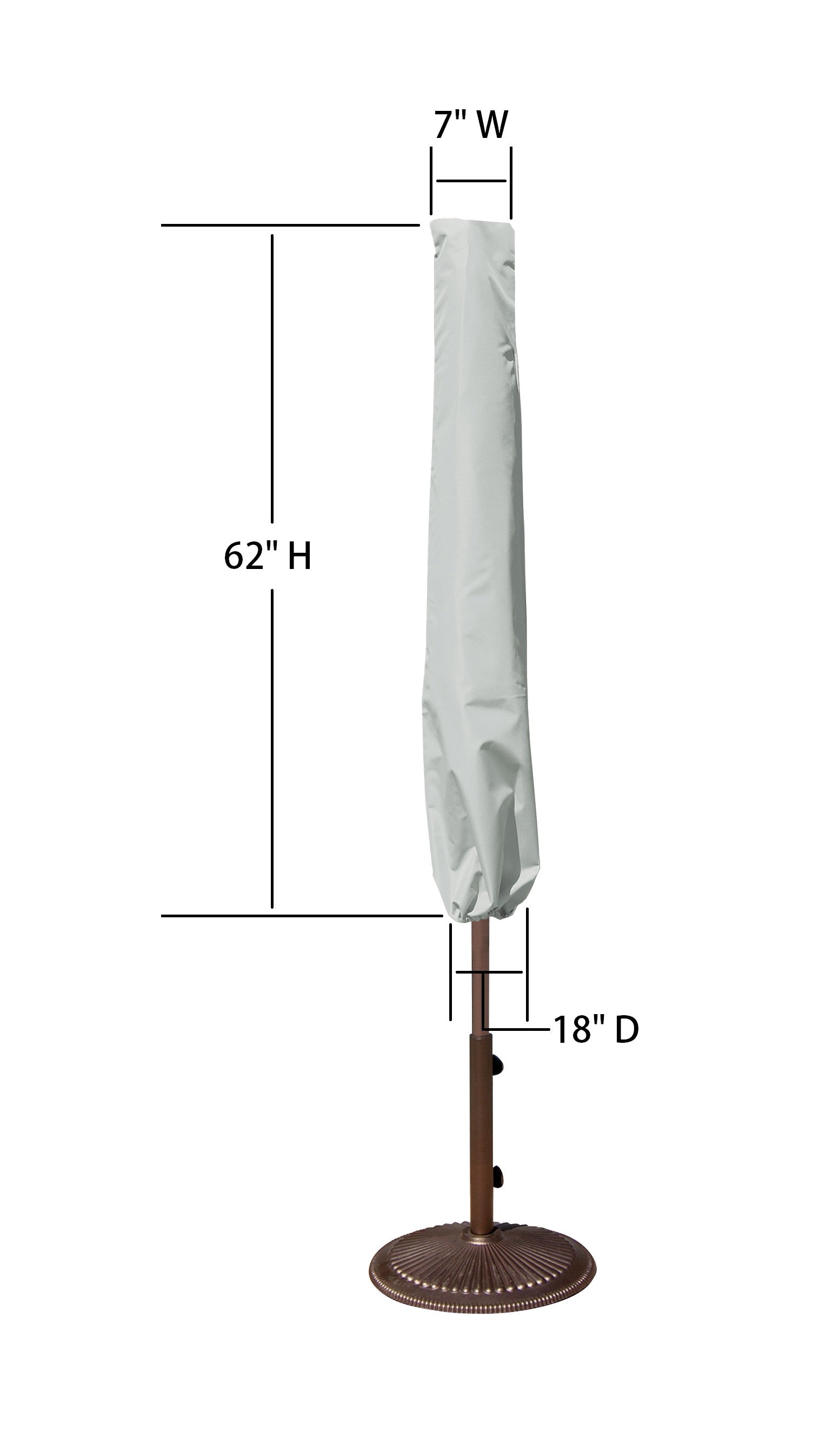 Umbrella Modular Outdoor Furniture Cover (for 6', 7.5' & 8.5' Umbrellas)