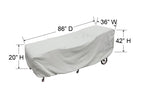 Large Chaise Lounge Modular Outdoor Furniture Cover