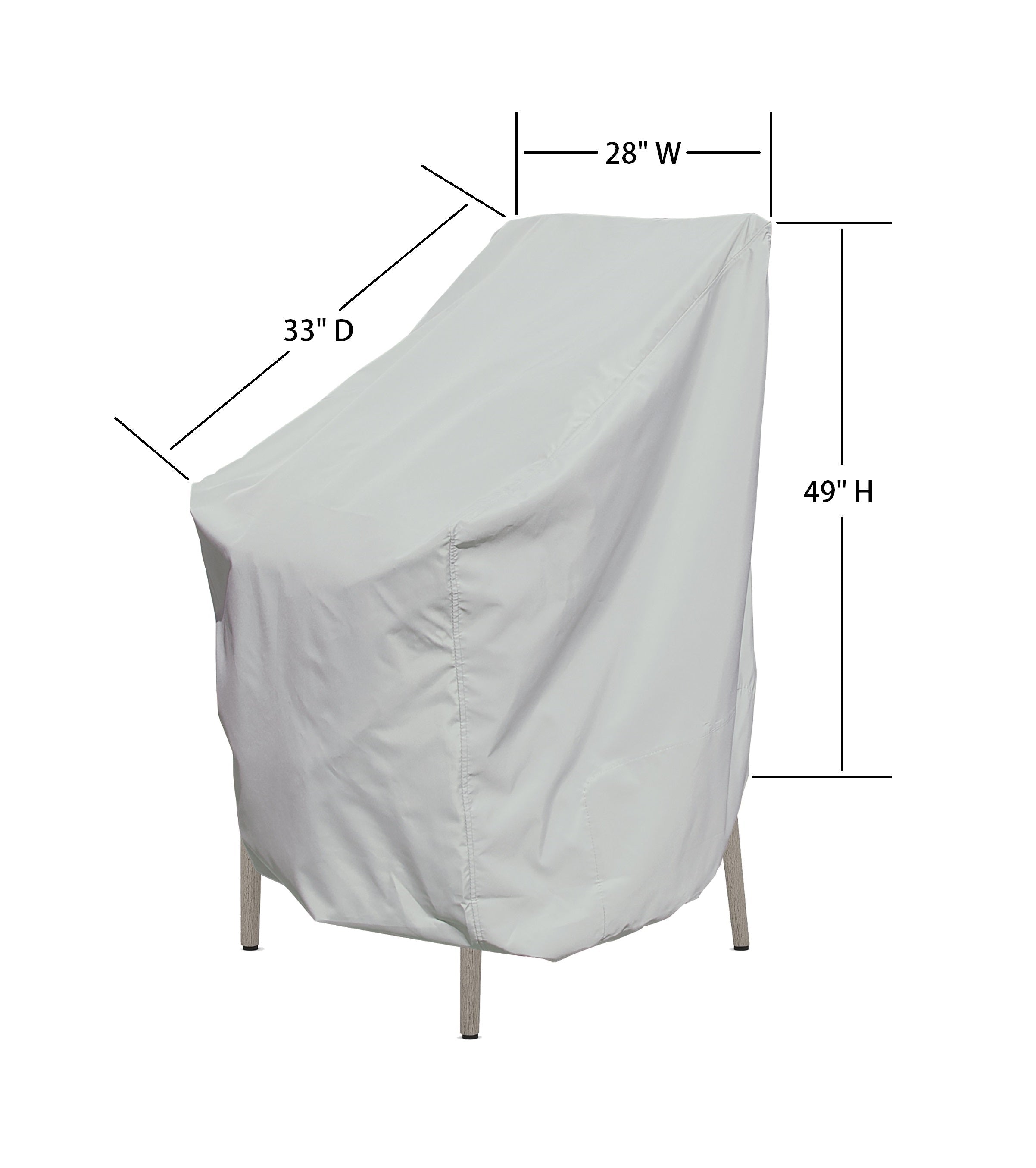 Bar Height Chair Modular Outdoor Furniture Cover