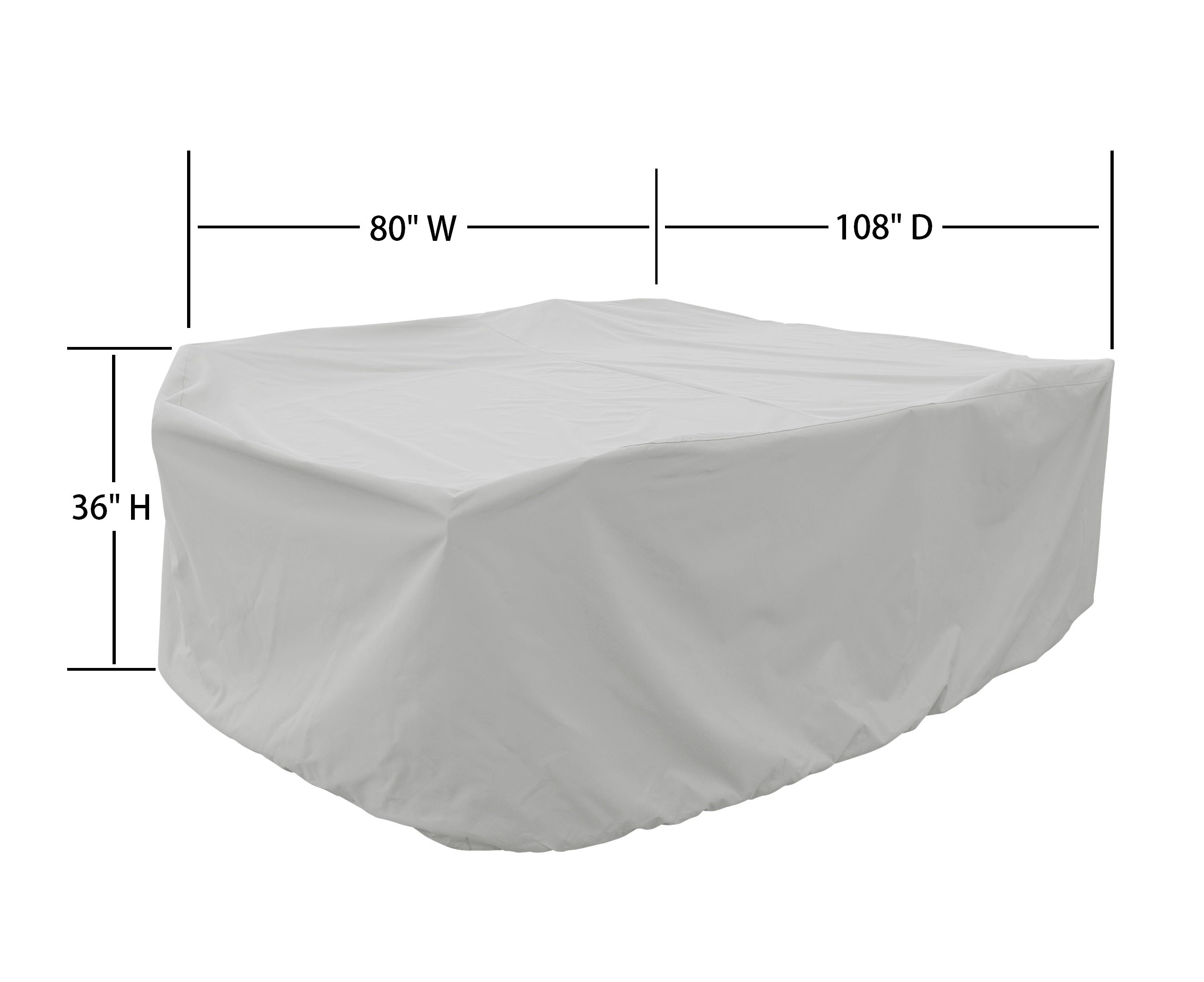Modular Outdoor Furniture Cover for Medium Oval/Rectangle Table & Chairs