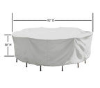 Modular Outdoor Furniture Cover for 54" Round/Square Table & Chairs