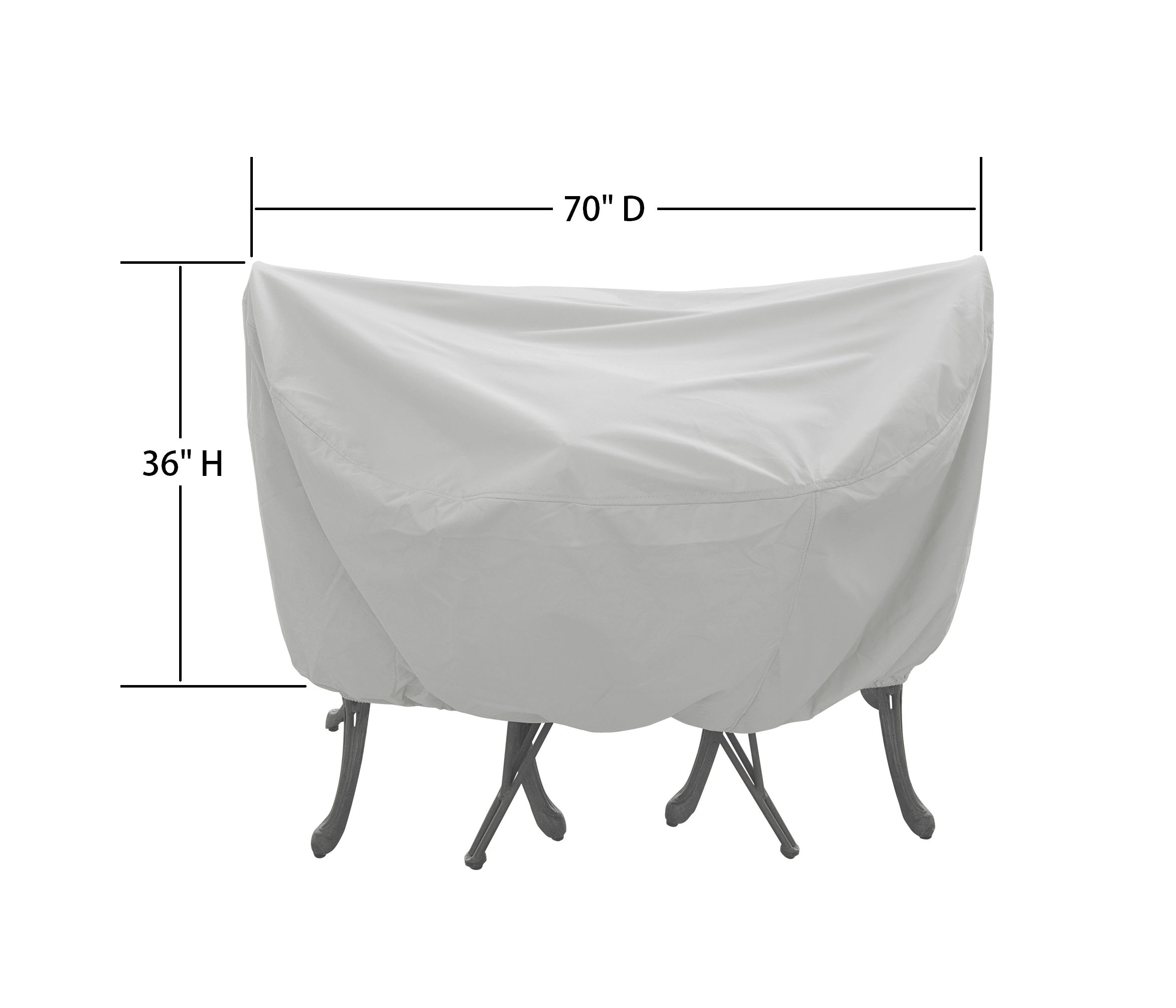Modular Outdoor Furniture Cover for 36" Round/Square Bistro Table & Chairs