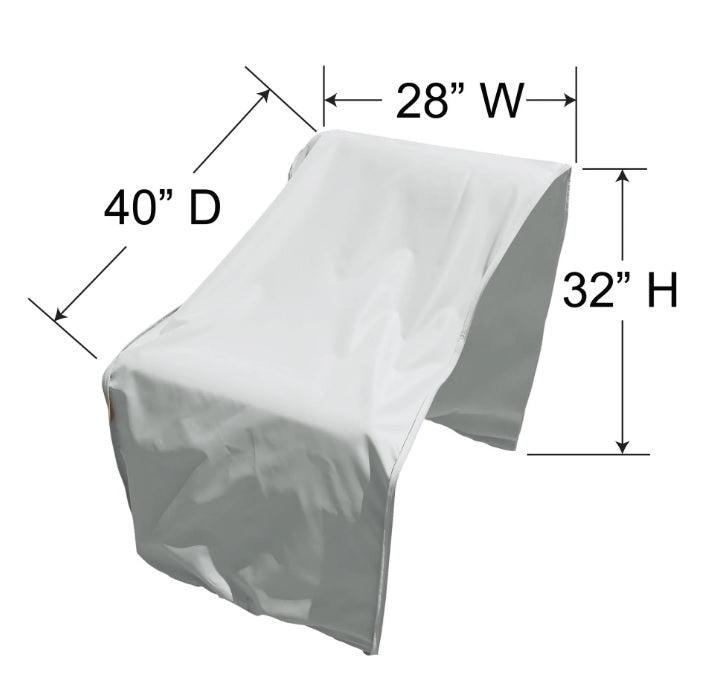Middle Sectional (Armless) Modular Outdoor Furniture Cover
