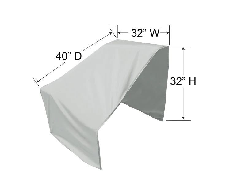Right End Sectional (Left Facing) Modular Outdoor Furniture Cover