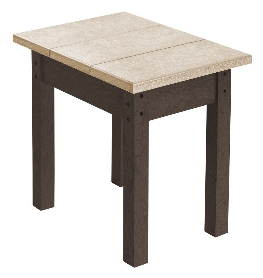 2-Toned Beige & Chocolate Resin Furniture by C.R. Plastic
