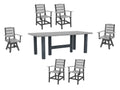 Light Grey & Slate Napa Resin Dining Collection