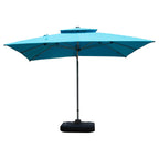 10'X10' Square Cantilever Umbrella with Center Pole, Base Not Included