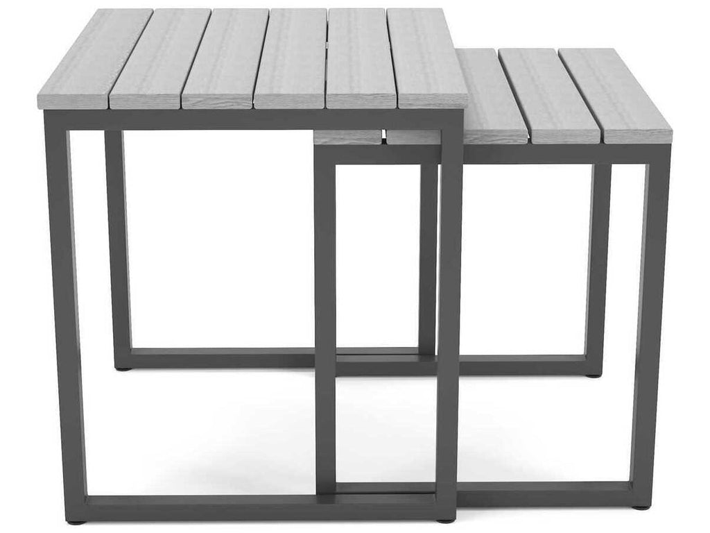 Clayton Slat Nesting End Tables
