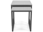 Clayton Slat Nesting End Tables