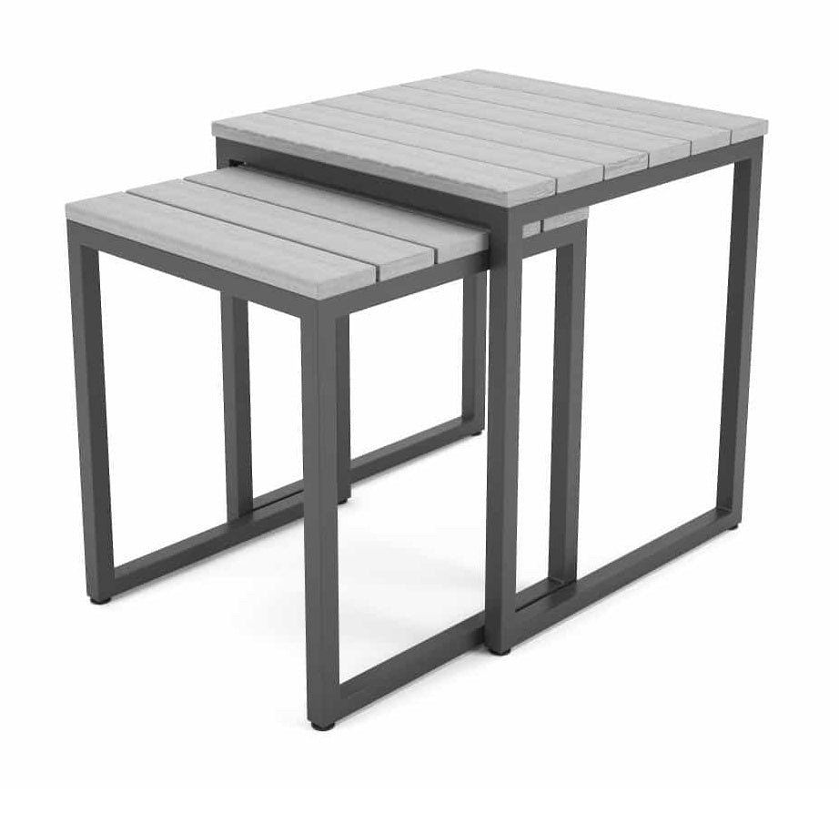 Clayton Slat Nesting End Tables