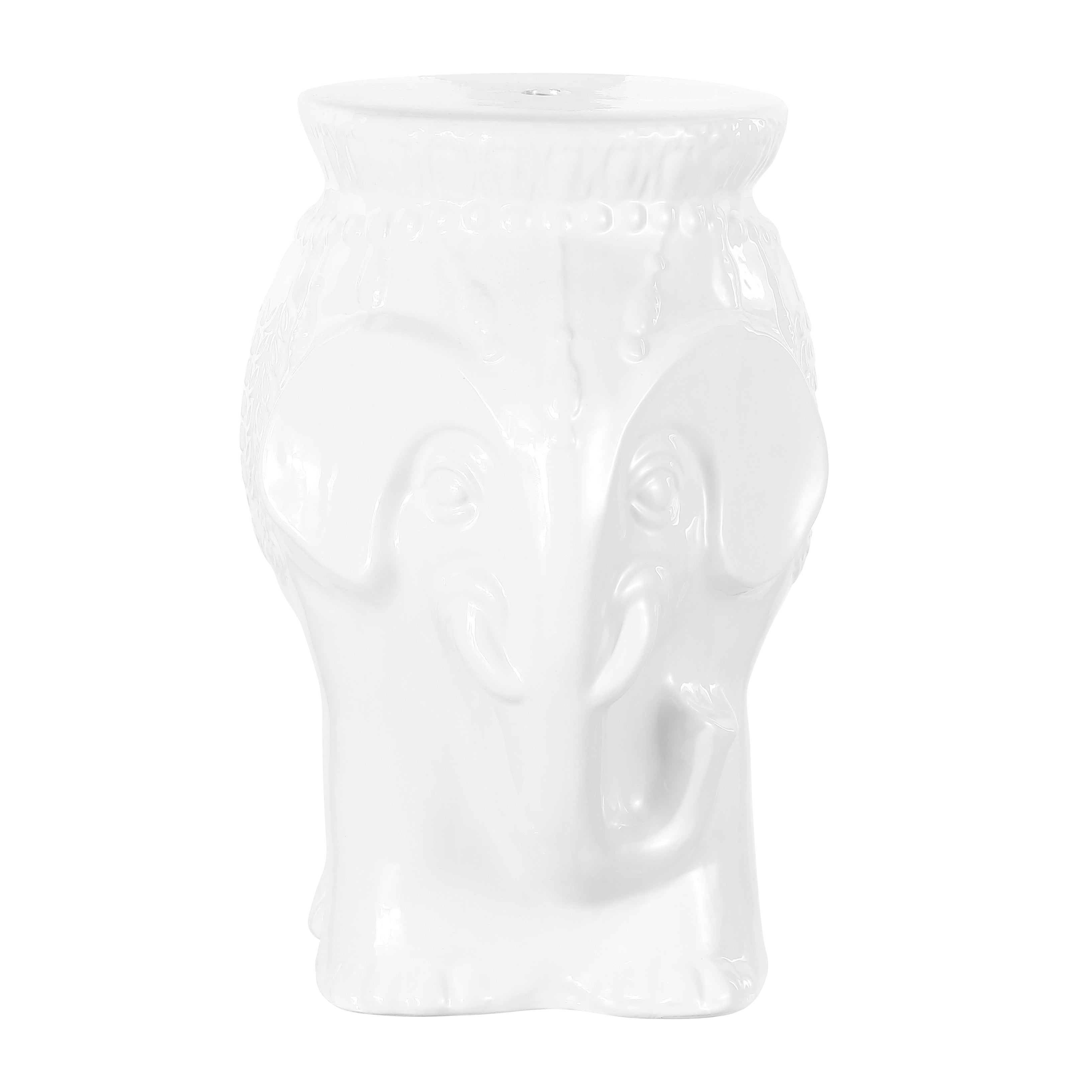 Orla Bohemian Elephant Ceramic Garden Stool