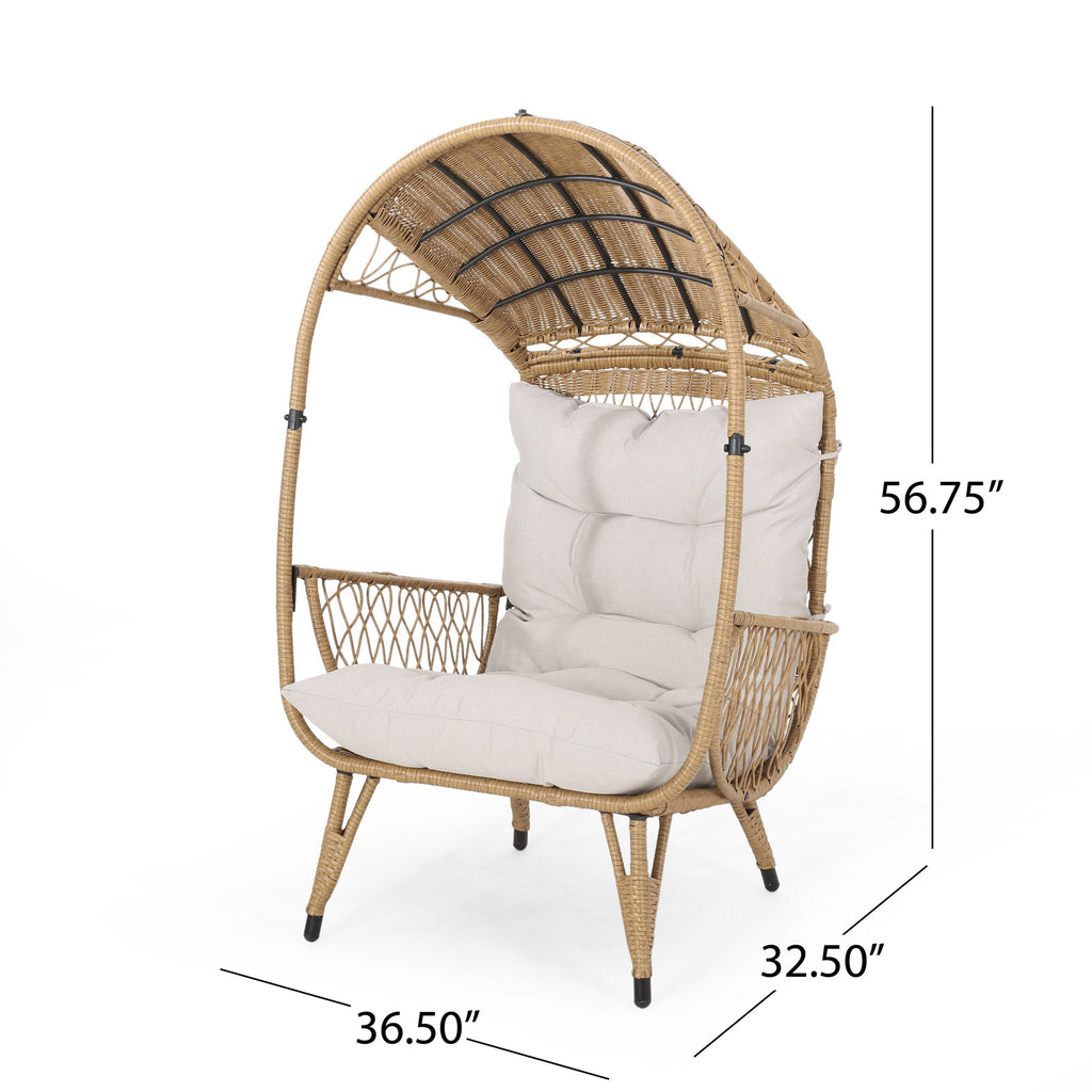 Doris Outdoor Wicker Standing Basket Chair