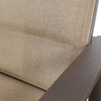 Horizon Brown & Tan Padded Sling Dining Set