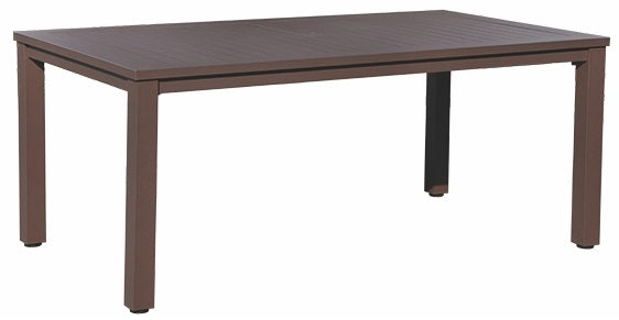 Horizon Brown & Tan Padded Sling Dining Set