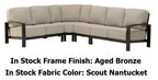 Cushioned Sahara Sectional Patio Sets