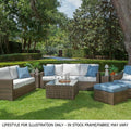 Bella Cushioned Wicker Seating & Chat Sets