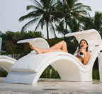 Signature in-Pool Chaise Lounge Chair Shade from Ledge Lounger