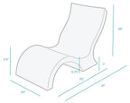 Signature in-Pool Lowback Chair from Ledge Lounger