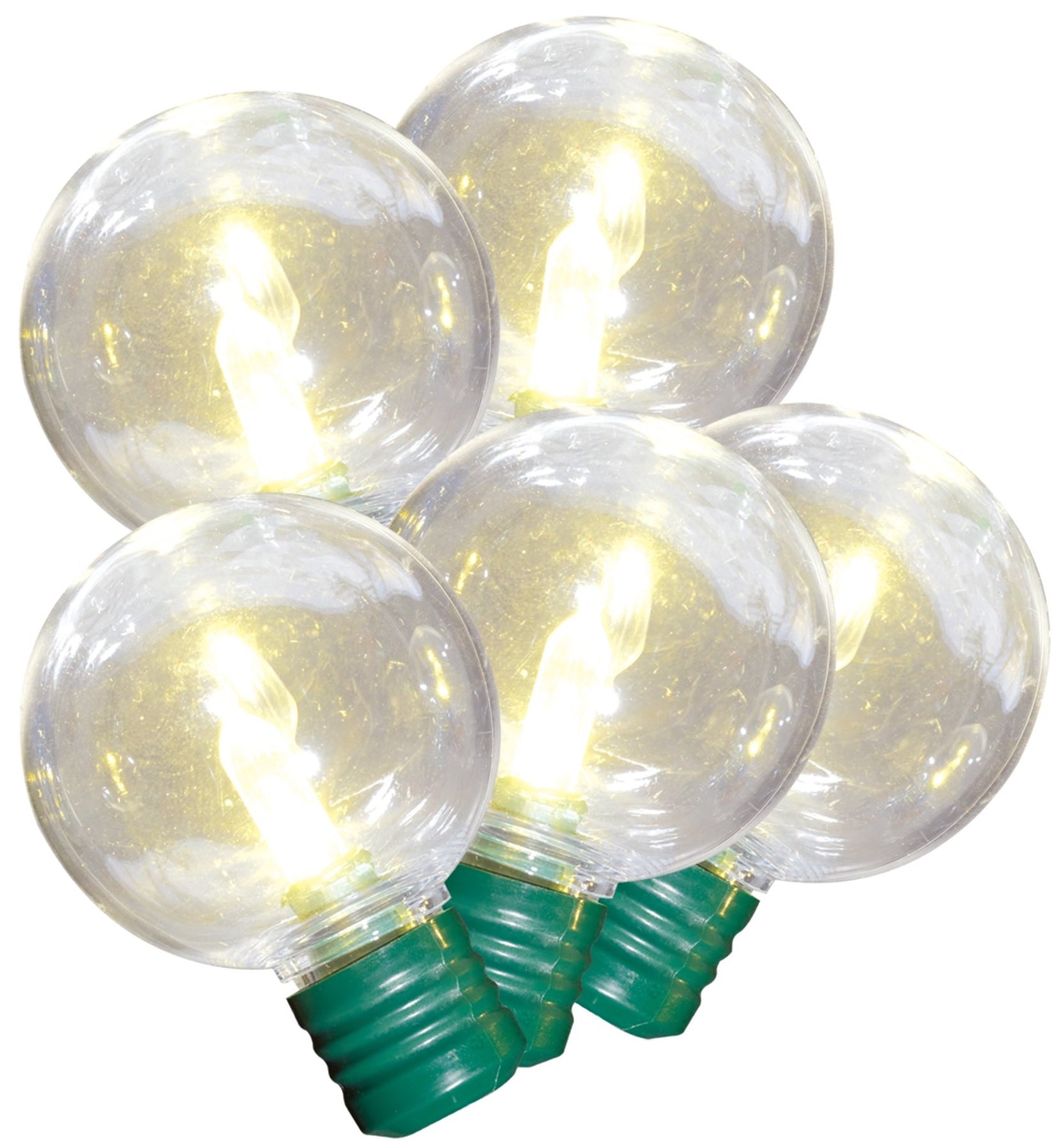 Set of 25 LED G40 Super Bright Lights