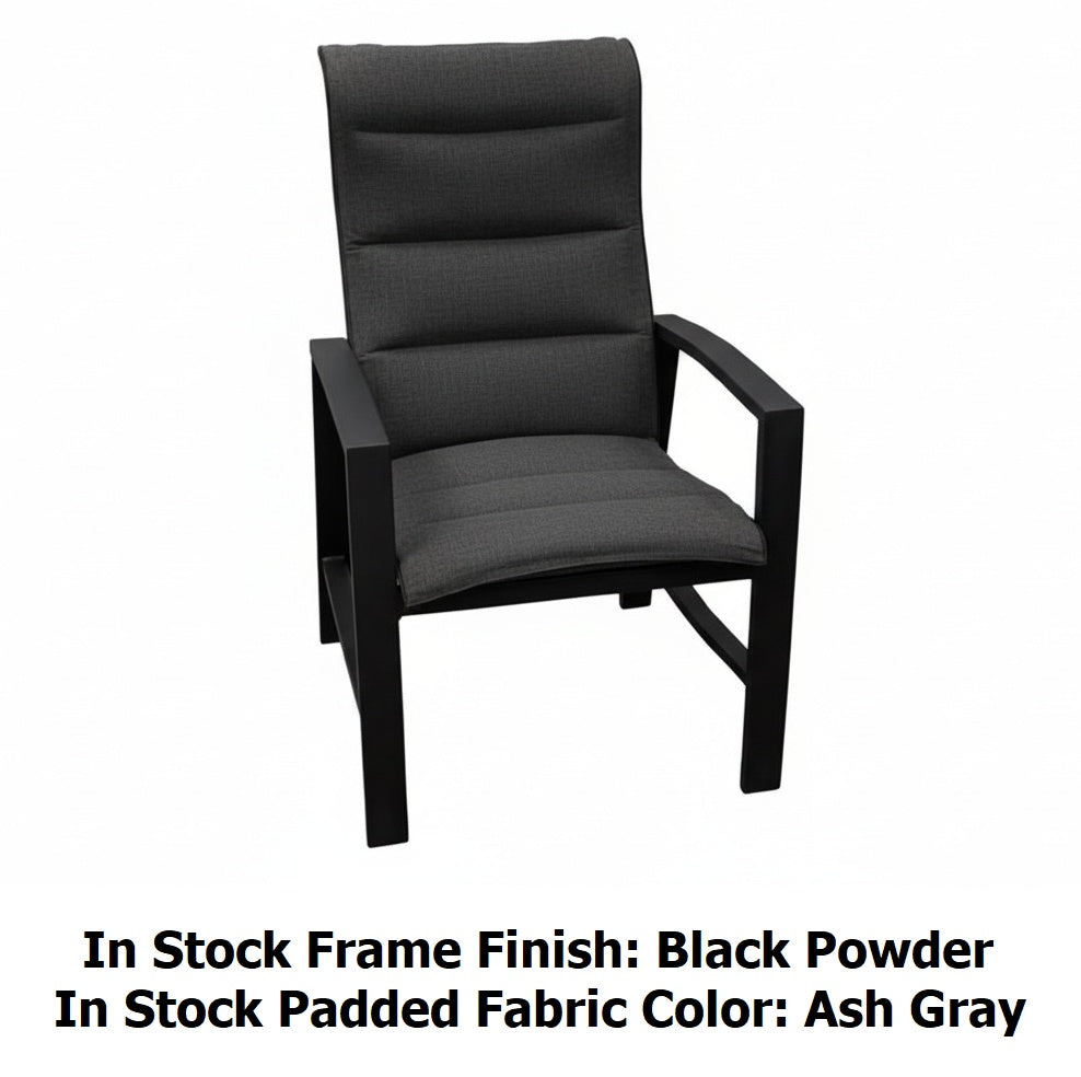 Horizon Black & Gray Padded Sling Dining Sets