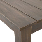 Brixton Outdoor Acacia Wood Loveseat and Coffee Table Set with Cushions
