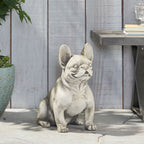 Louise Outdoor French Bulldog Garden Statue