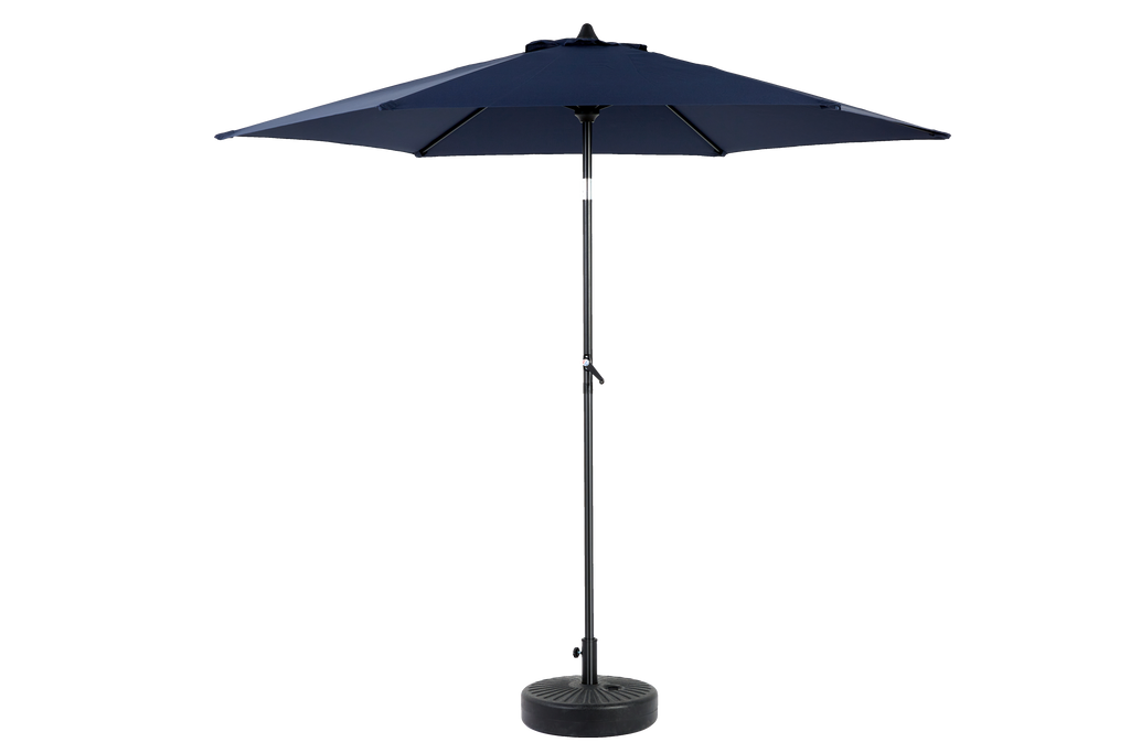 9' Outdoor Patio Umbrella Outdoor Table Umbrella with Push Button Tilt and Crank, Base Not Included