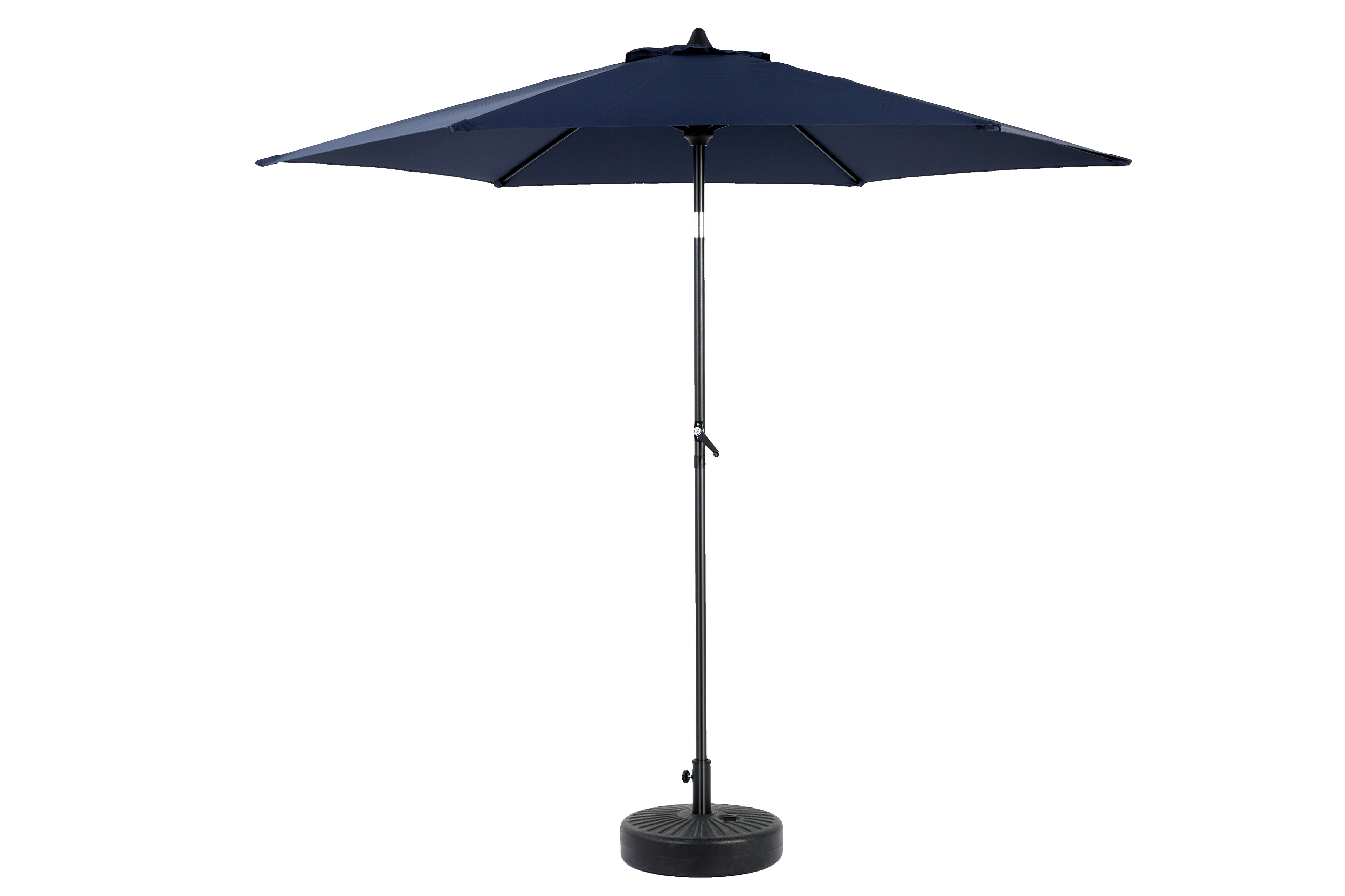 9' Outdoor Patio Umbrella Outdoor Table Umbrella with Push Button Tilt and Crank, Base Not Included
