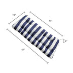 47" Tufted Outdoor Bench Cushion