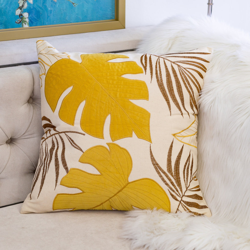 Monstera 20x20 Outdoor Throw Pillow