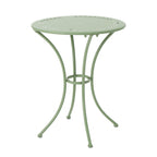 Pursuant 3-Piece Iron Bistro Set with Round Table and 2 Curved Back Chairs